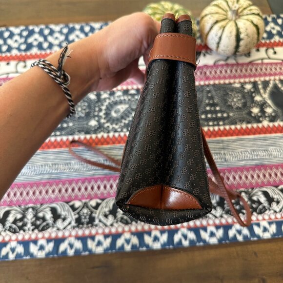 Bally Brown Leather and PVC Crossbody, Vintage, EUC - Picture 7 of 14